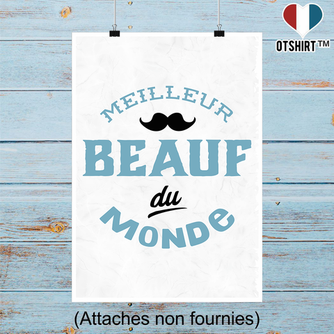 Affiche meilleur beauf du monde