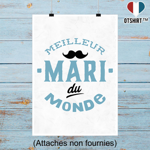 Affiche meilleur mari du monde