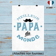 Affiche meilleur papa du monde