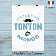Affiche meilleur tonton du monde