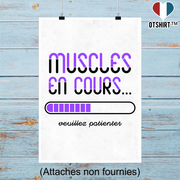 Affiche muscles en cours