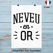 Affiche neveu en or