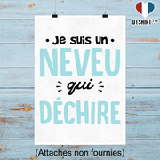 Affiche neveu qui déchire