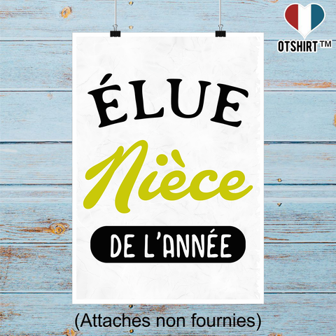 Affiche nièce de l'année