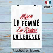 Affiche nièce la légende