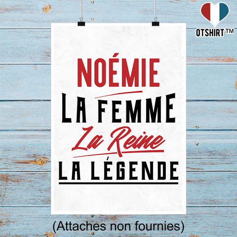 Affiche noémie la femme la reine la légende