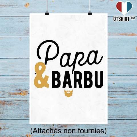 Affiche papa & barbu