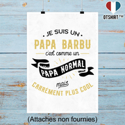 Affiche papa barbu