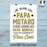 Affiche papa motard 2