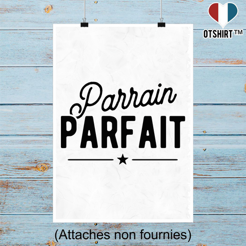Affiche parrain parfait