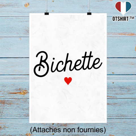 Affiche pas cher bichette
