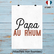 Affiche pas cher papa au rhum