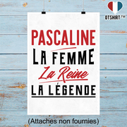 Affiche pascaline la femme la reine la légende
