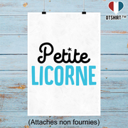 Affiche petite licorne