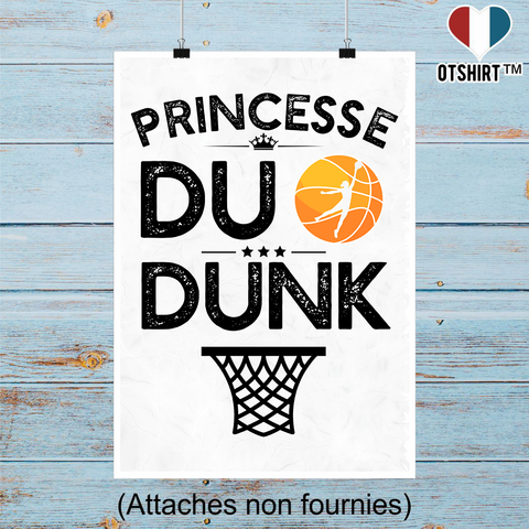 Affiche princesse du dunk