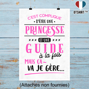 Affiche princesse et guide