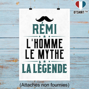 Affiche rémi l'homme le mythe la légende