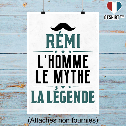Affiche rémi l'homme le mythe la légende