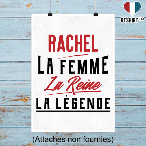 Affiche rachel la femme la reine la légende