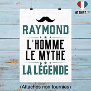 Affiche raymond l'homme le mythe la légende