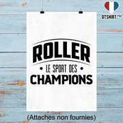 Affiche roller le sport des champions