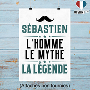 Affiche sébastien l'homme le mythe la légende