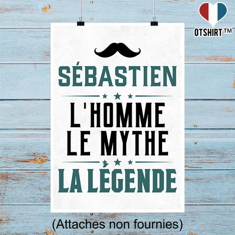 Affiche sébastien l'homme le mythe la légende