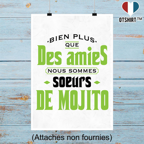 Affiche soeurs de mojito