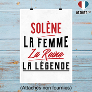 Affiche solène la femme la reine la légende