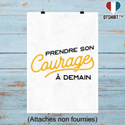 Affiche son courage à demain