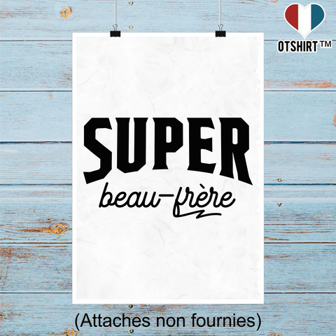 Affiche super beau-frère