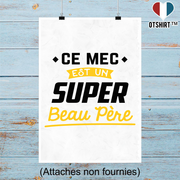 Affiche super beau père