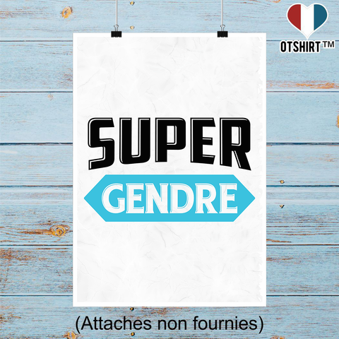 Affiche super gendre