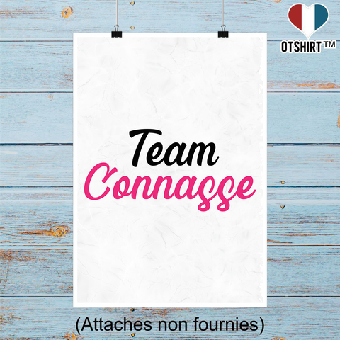 Affiche team connasse
