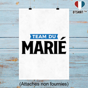 Affiche team du marié