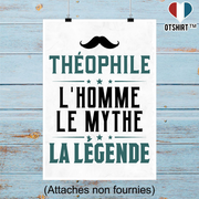 Affiche théophile l'homme le mythe la légende