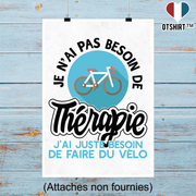 Affiche thérapie vélo