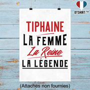 Affiche tiphaine la femme la reine la légende