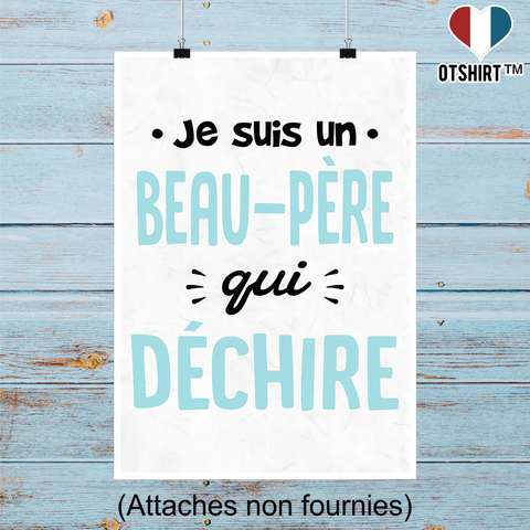 Affiche un beau père qui déchire