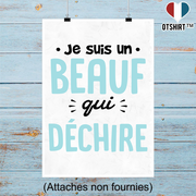 Affiche un beauf qui déchire