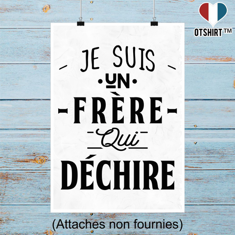 Affiche un frère qui déchire 3