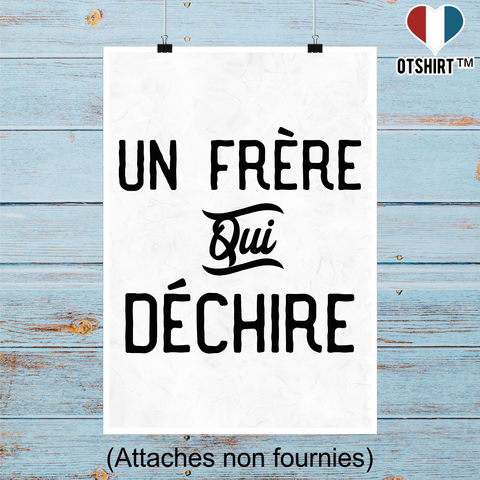 Affiche un frère qui déchire