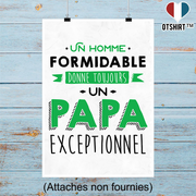 Affiche un papa exceptionnel