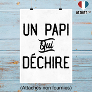 Affiche un papi qui déchire