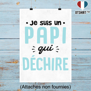 Affiche un papi qui déchire 2