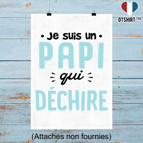 Affiche un papi qui déchire 2