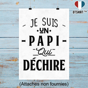 Affiche un papi qui déchire 3