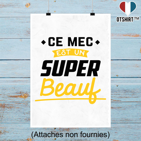 Affiche un super beauf
