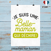 Affiche une belle-maman qui déchire
