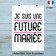 Affiche une future mariée